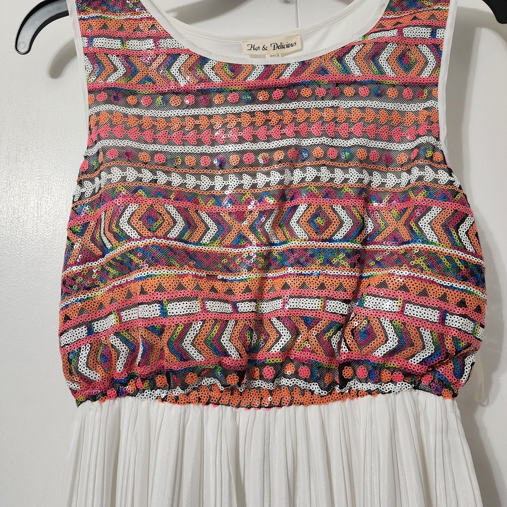 Colorful Patterned Kids Dress